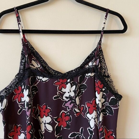 HALOGEN -Floral Lace Trim Camisole - Picture 5 of 12